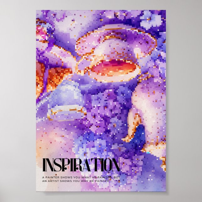 Affiche Inspiration Abstraite (Devant)