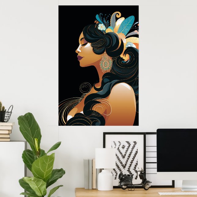 AFFICHE INSPIRATION AUTOCHTONE #3 (Bureau à domicile)