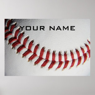 Affiche Inspiration Baseball Ajouter Votre Nom