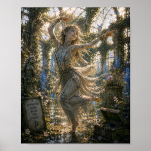 Affiche Inspiration / Danseur Moderne / Jardin Botanique
