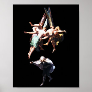 Affiche Inspiration de Francisco Goya, Vol de sorcières