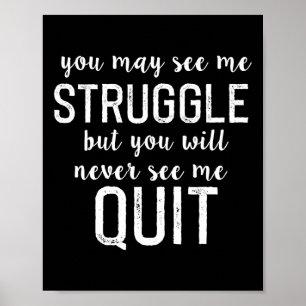 Affiche Inspiration d'entraînement Motivation dire Hommes 