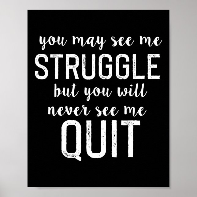 Affiche Inspiration d'entraînement Motivation dire Hommes  (Devant)