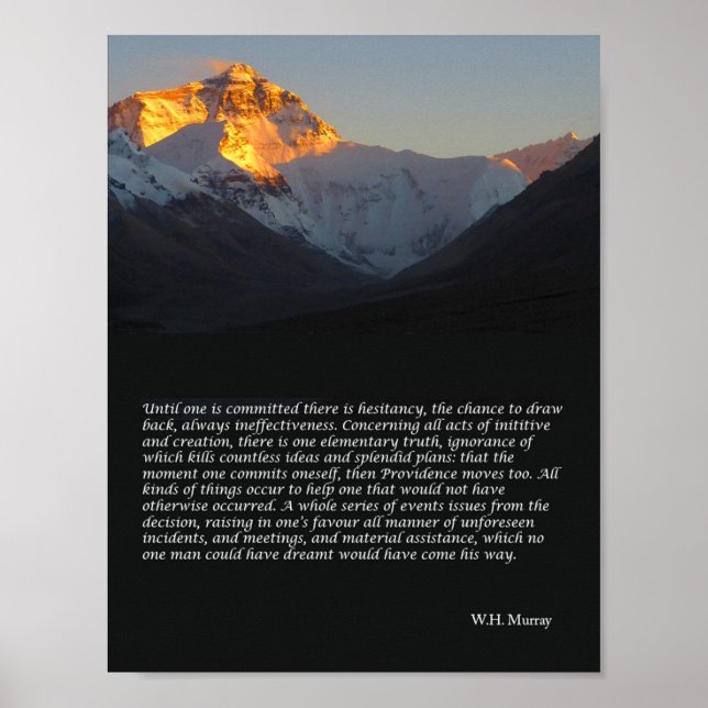 Affiche Inspiration du mont Everest (Devant)