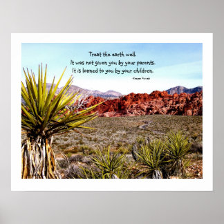 Affiche Inspiration kenyane - Proverbe du Kenya