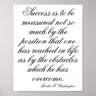 Affiche Inspiration murale du mois noir, Citation motivati