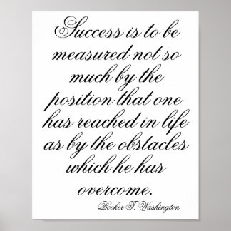 Affiche Inspiration murale du mois noir, Citation motivati