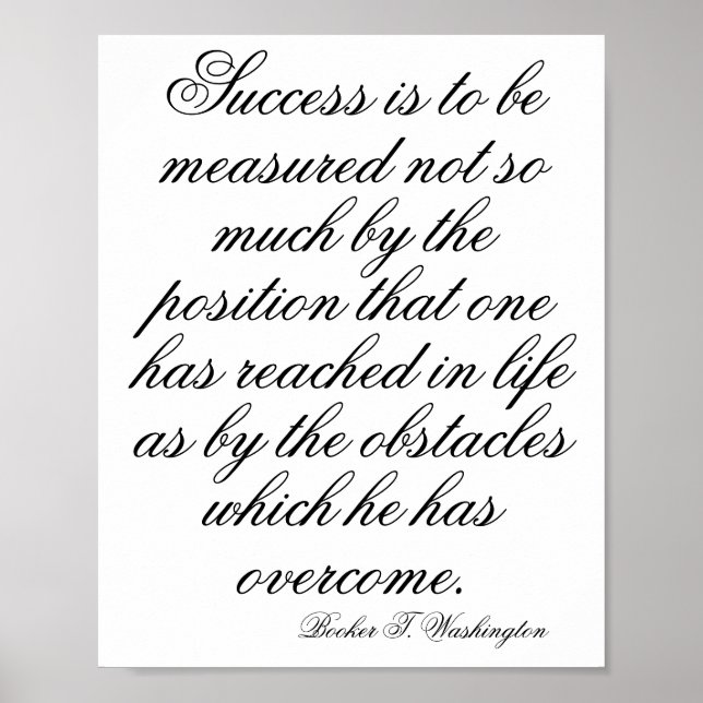 Affiche Inspiration murale du mois noir, Citation motivati (Devant)