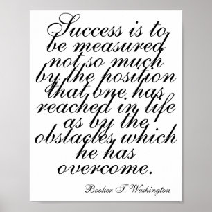 Affiche Inspiration murale du mois noir, Citation motivati