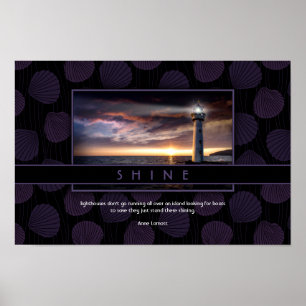 Affiche Inspiration Ocean Wall Art avec photo Lighthouse
