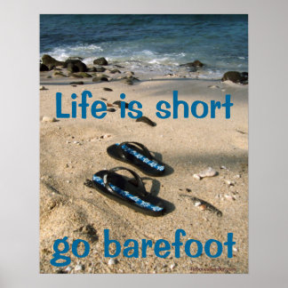 Affiche Inspiration pieds nus