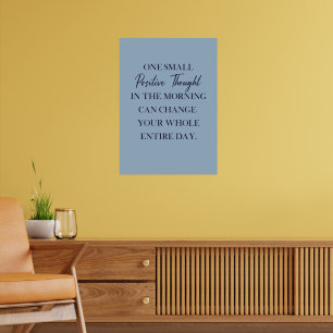 Affiche Inspiration Positive Affirmation Mur Art Motif