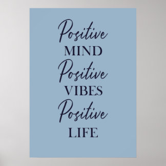 Affiche Inspiration Positive Affirmation Mur Art Motif