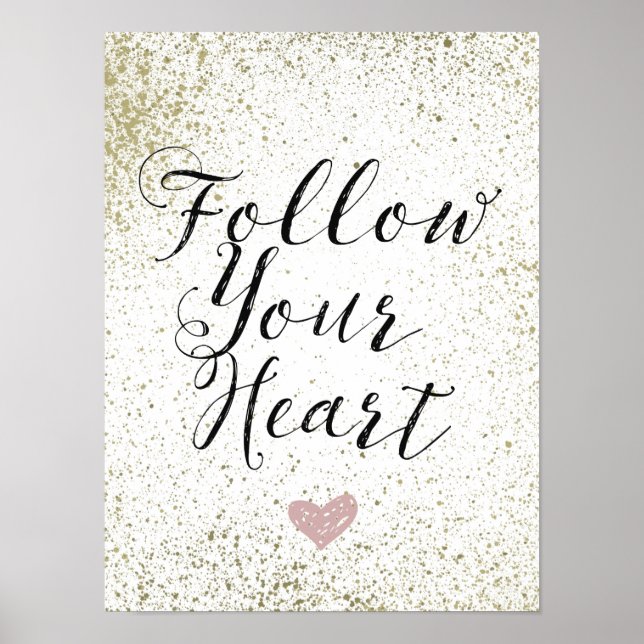 Affiche Inspiration Suivez votre coeur (Devant)