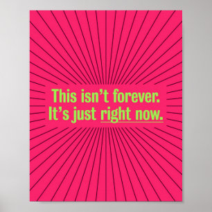 Affiche Inspiration vidéo positive Vibes temporaires