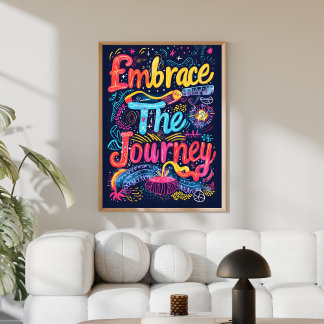 Affiche Inspirational Colorful Modern Wall Art 