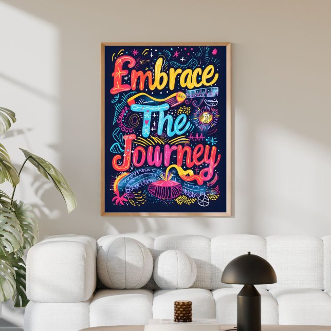 Affiche Inspirational Colorful Modern Wall Art  (Créateur téléchargé)