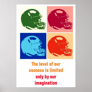 Affiche Inspirational Football Unique Art Pop Art
