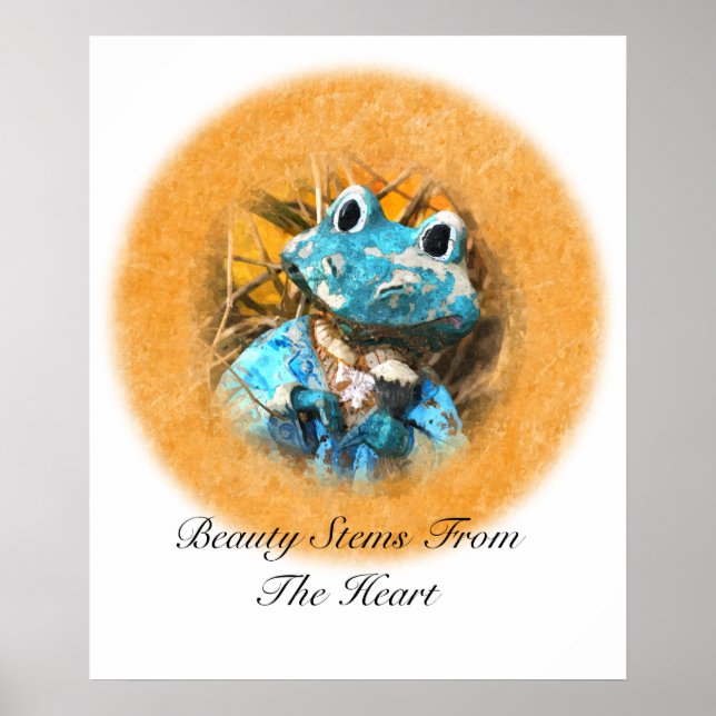 Affiche Inspirational Quotes You Are Beautiful Frog Prince (Devant)