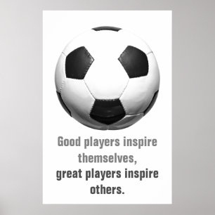 Affiche Inspirational Soccer Football Unique Artwork