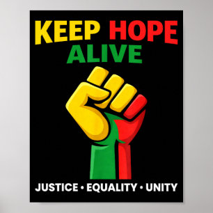 Affiche Inspirationnel garder espoirs vivants fierté histo