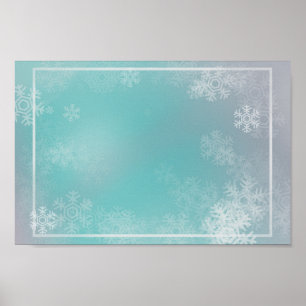 Affiche Inspiré de l'hiver - Artistique 