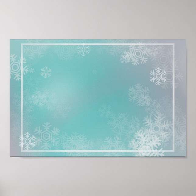 Affiche Inspiré de l'hiver - Artistique  (Devant)