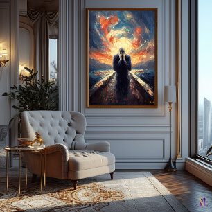 Affiche Inspiré de l'Impressionnisme - Le Cri