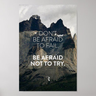 Affiche inspirée de citation