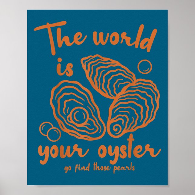 Affiche Insred Motivation Ocean The World Is That Your Oys (Devant)