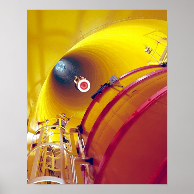 Affiche Installation de gravité zéro au Lewis Research Cen (Devant)
