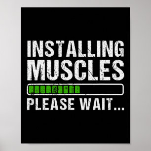 Affiche Installation des muscles