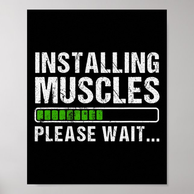 Affiche Installation des muscles (Devant)