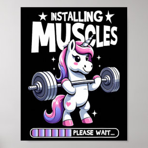 Affiche Installation des muscles Veuillez patienter Bodybu
