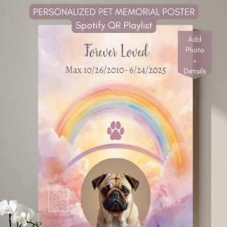Affiche Instant Download Printable Rainbow Bridge Dog