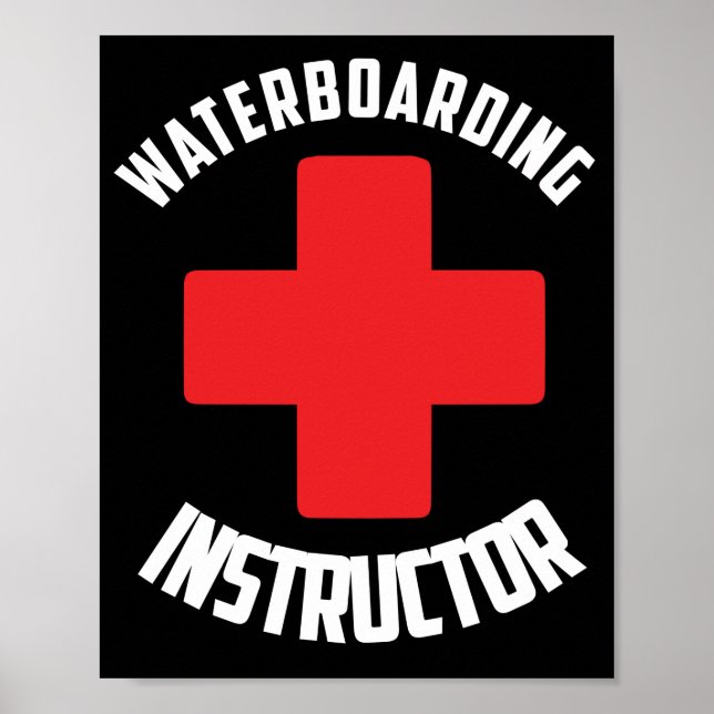Affiche Instructeur de Waterboard (Devant)