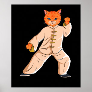 Affiche Instructeur Tai Chi Tai Chi Cat
