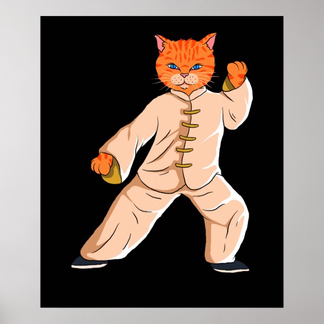 Affiche Instructeur Tai Chi Tai Chi Cat (Devant)