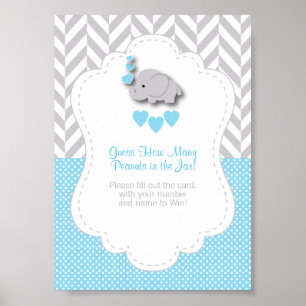 Affiche Instruction Blue Elephant Game