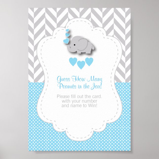 Affiche Instruction Blue Elephant Game (Devant)