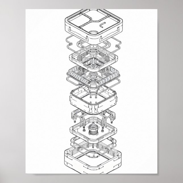 Affiche Instructional Design: Modular Machine Assembly (Devant)