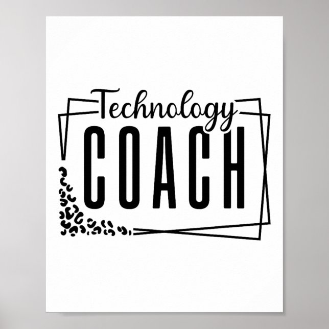 Affiche Instructional Technology Coach Cool Design For Tea (Devant)