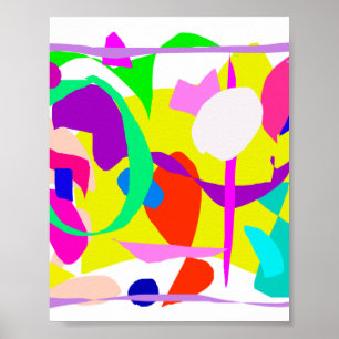 Affiche Instructions Alphabet Sense Fence Avocado Paint