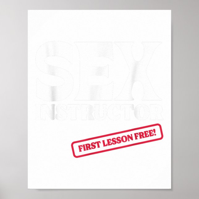 Affiche Instructor First Lesson Gratuit ! Bachelorette (Devant)
