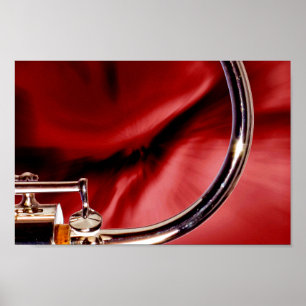 Affiche Instrument de musique de Bocal de basson dans la