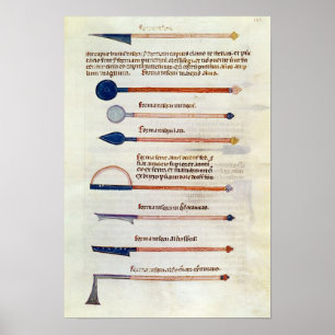 Affiche Instruments chirurgicaux d'un traité