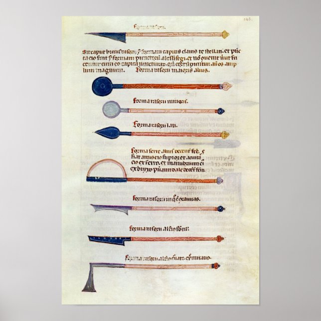 Affiche Instruments chirurgicaux d'un traité (Devant)