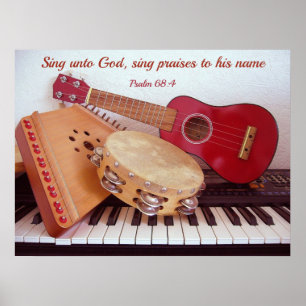 Affiche Instruments de musique