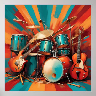 Affiche Instruments de musique