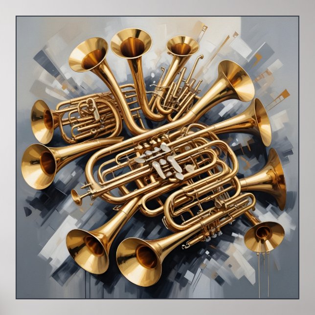 Affiche Instruments de musique (Devant)